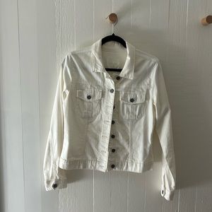 White denim jacket